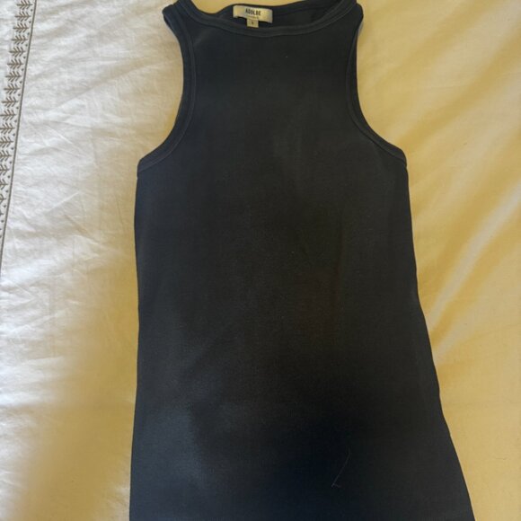 Agolde Rayne Black Tank Top Size Small - Picture 9 of 10